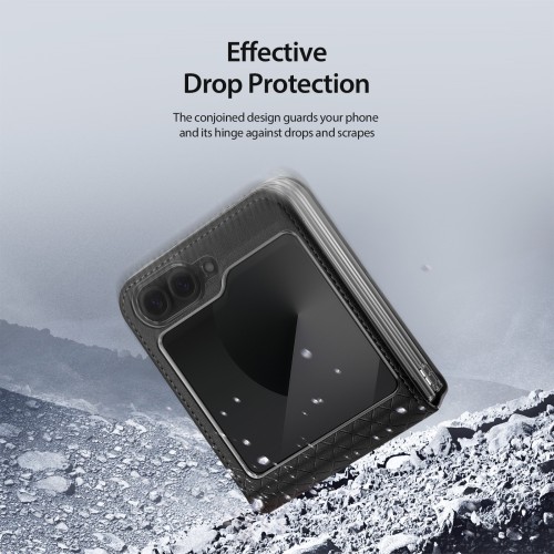 Dėklas Dux Ducis Bril Samsung F751 Z Flip7 juodas