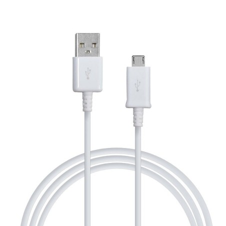 USB kabelis ORG Samsung i9500 S4/N7100 Note 2 microUSB (ECB-DU4EWE) 1.5m baltas