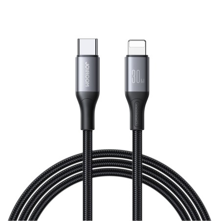 USB kabelis Joyroom S-A28 USB-C to Lightning 30W 1.0m juodas