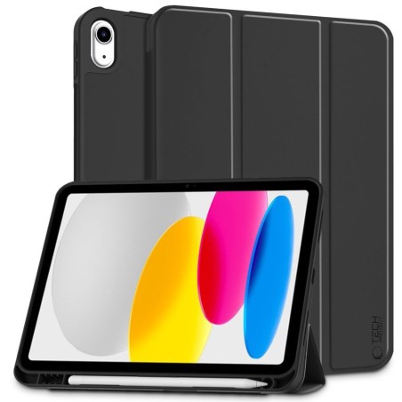 Dėklas Tech-Protect SmartCase Pen Holder Apple iPad 10.9 2022/iPad 11 2025 juodas