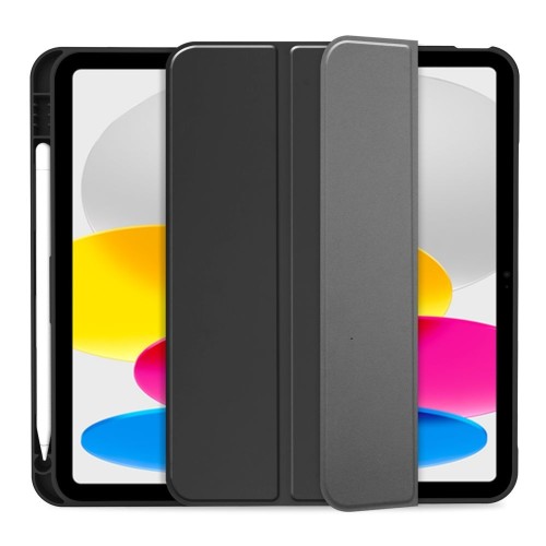 Dėklas Tech-Protect SmartCase Pen Holder Apple iPad 10.9 2022/iPad 11 2025 juodas