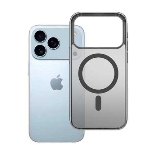 Dėklas 3mk Frosty MagCase Apple iPhone 17 Pro juodas
