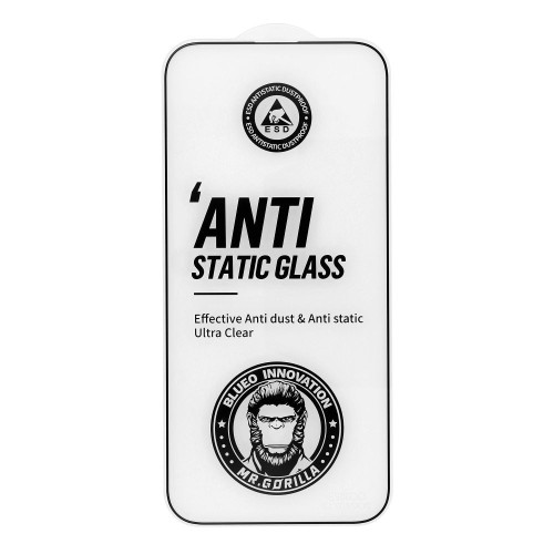 LCD apsauginis stikliukas 5D Mr. Monkey Glass (Strong HD) Apple iPhone 17 Air juodas
