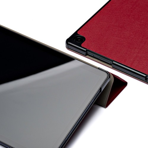 Dėklas Reach Smart Leather Xiaomi Redmi Pad 2 11.0 tamsiai raudonas