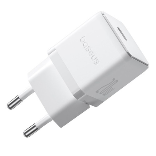 Įkroviklis Baseus Palm 20W USB-C + USB-C to USB-C cable 1.0m baltas P10111602213-01
