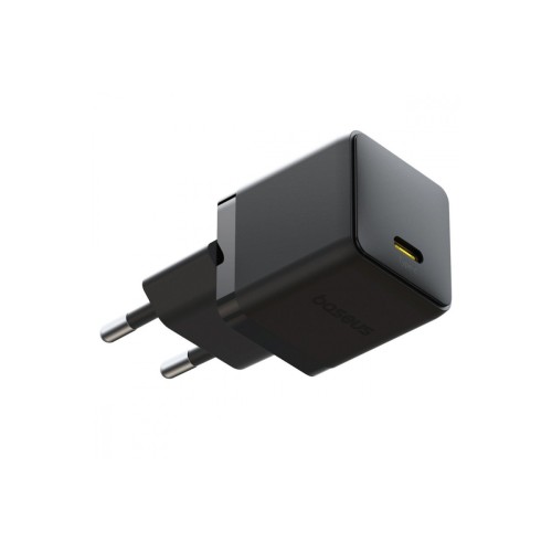 Įkroviklis Baseus Palm 20W USB-C + USB-C to USB-C cable 1.0m juodas P10111602113-01