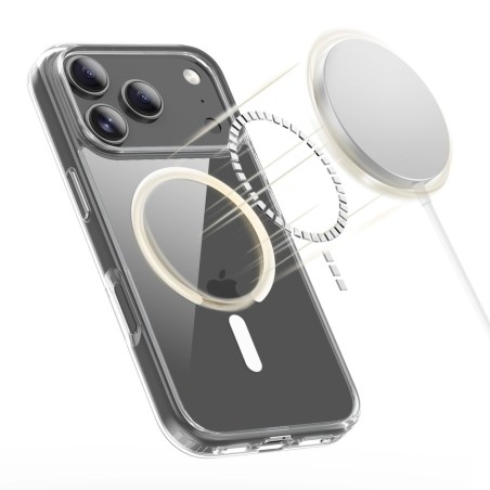 Dėklas Tech-Protect Flexair Hybrid MagSafe Apple iPhone 17 Pro skaidrus