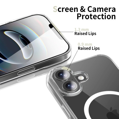 Dėklas Tech-Protect Flexair Hybrid MagSafe Apple iPhone 17 skaidrus