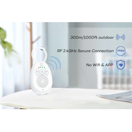 Mobili audio auklė Reach BM-1 balta