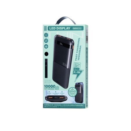 Išorinė baterija Power Bank Remax RPP-71 22.5W 10000mAh juoda