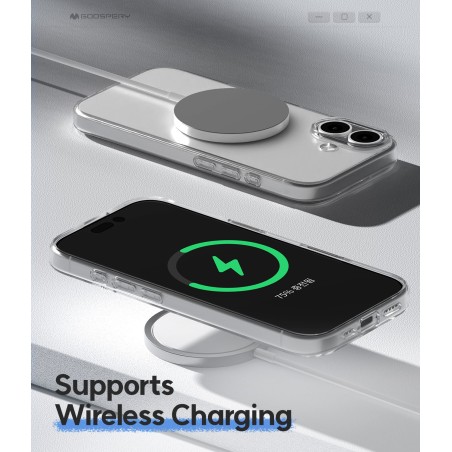 Dėklas Mercury Jelly Clear Apple iPhone 17 Pro Max skaidrus