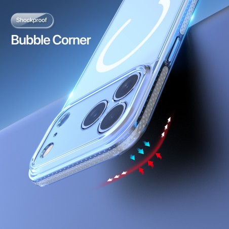 Dėklas Dux Ducis Clin Magsafe Apple iPhone 17 Pro Max skaidrus