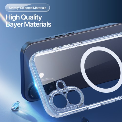Dėklas Dux Ducis Clin Magsafe Apple iPhone 17 skaidrus