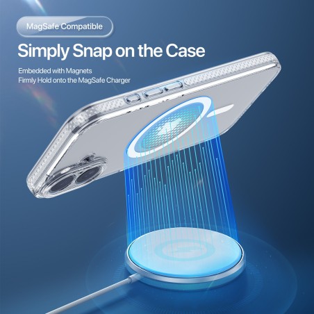 Dėklas Dux Ducis Clin Magsafe Apple iPhone 17 skaidrus