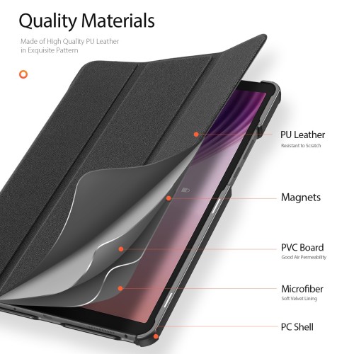 Dėklas Dux Ducis Domo Lenovo Tab One 8.7 TB305 juodas