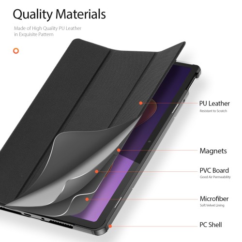 Dėklas Dux Ducis Domo Xiaomi Redmi Pad 2 11.0 juodas