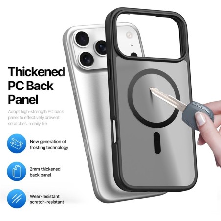 Dėklas Dux Ducis Yind Apple iPhone 17 Pro Max juodas