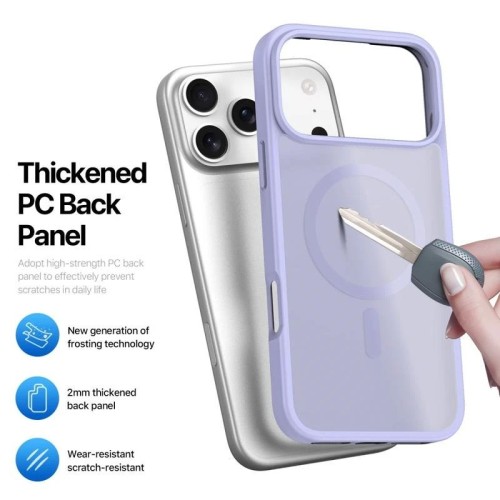 Dėklas Dux Ducis Yind Apple iPhone 17 Pro Max violetinis
