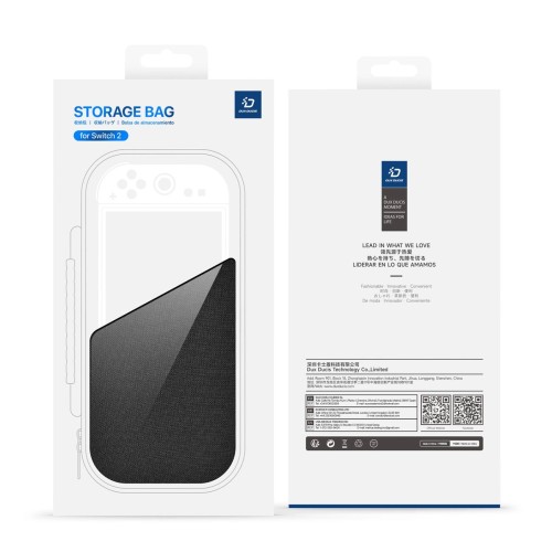 Krepšys Dux Ducis Handheld Storage Bag Nintendo Switch 2 juodas