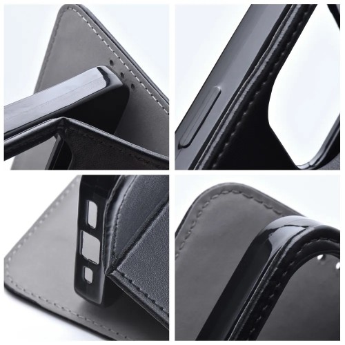 Dėklas Smart Magnetic Xiaomi Poco X7 Pro juodas