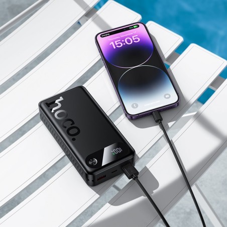 Išorinė baterija Power Bank Hoco J154A 22.5W 20000mAh juoda