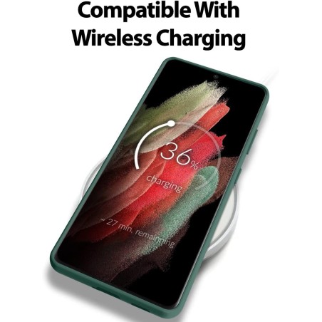 Dėklas Mercury Silicone Case Samsung S731 S25 FE tamsiai žalias