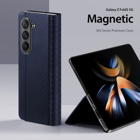 Dėklas Dux Ducis Bril Samsung F966 Z Fold7 mėlynas