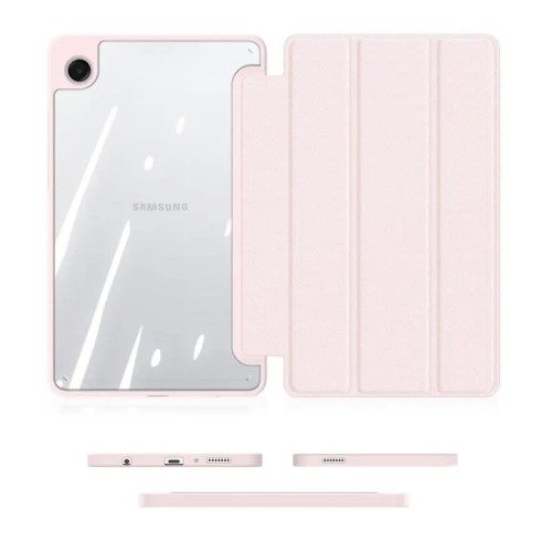 Dėklas Dux Ducis Toby Samsung X130/X135 Tab A11 8.7 rožinis
