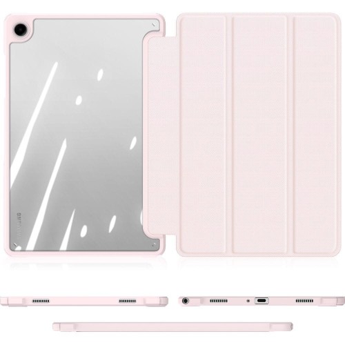 Dėklas Dux Ducis Toby Samsung X210/X215/X216 Tab A9 Plus 11.0/X230/X235/X236 Tab A11 Plus 11.0 rožinis