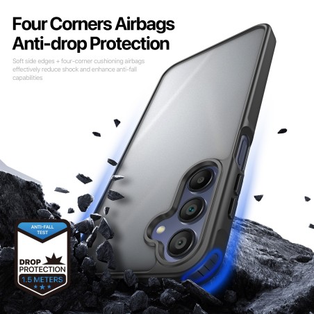 Dėklas Dux Ducis Yind Samsung A175 A17 4G/A176 A17 5G juodas