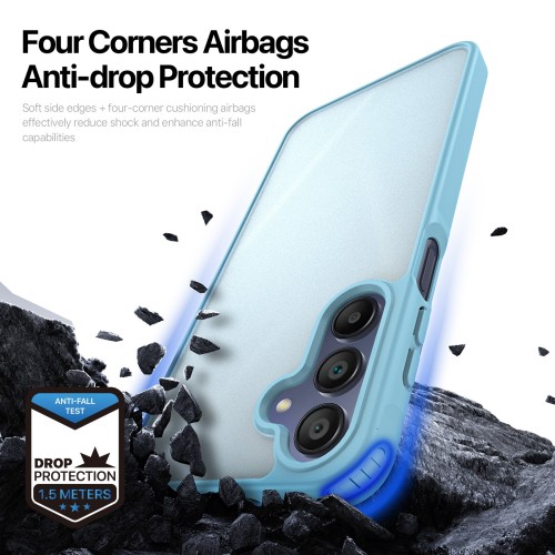 Dėklas Dux Ducis Yind Samsung A175 A17 4G/A176 A17 5G mėlynas