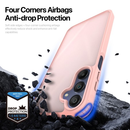 Dėklas Dux Ducis Yind Samsung A175 A17 4G/A176 A17 5G rožinis