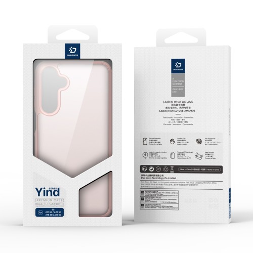Dėklas Dux Ducis Yind Samsung A175 A17 4G/A176 A17 5G rožinis