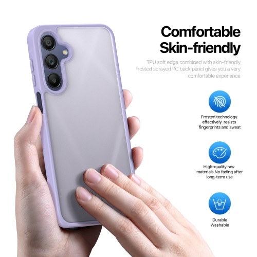 Dėklas Dux Ducis Yind Samsung A175 A17 4G/A176 A17 5G violetinis