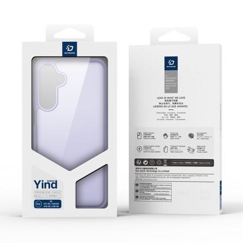 Dėklas Dux Ducis Yind Samsung A175 A17 4G/A176 A17 5G violetinis