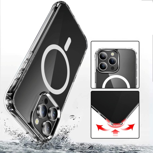 Dėklas Perfectionists Clear Mag Case Apple iPhone 17 Pro Max skaidrus