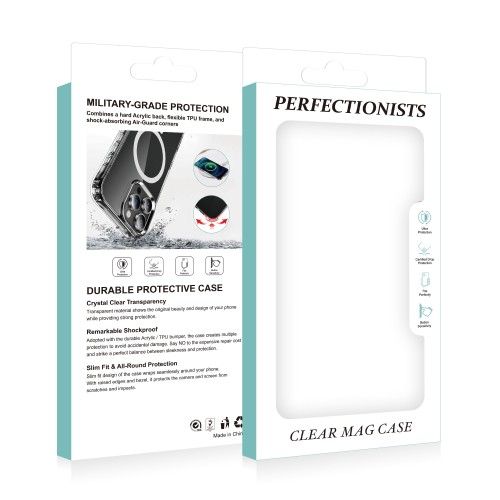 Dėklas Perfectionists Clear Mag Case Apple iPhone 17 Pro Max skaidrus