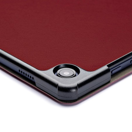 Dėklas Reach Smart Leather Lenovo Tab 10.1 TB311 tamsiai raudonas