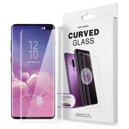 LCD apsauginis stikliukas Nano Optics 5D UV Glue Xiaomi Redmi Note 15 Pro Plus 5G lenktas skaidrus