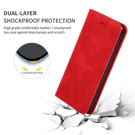 Dėklas Business Style Samsung S942 S26 raudonas