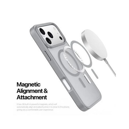 Dėklas Dux Ducis Yind Apple iPhone 17 Pro pilkas