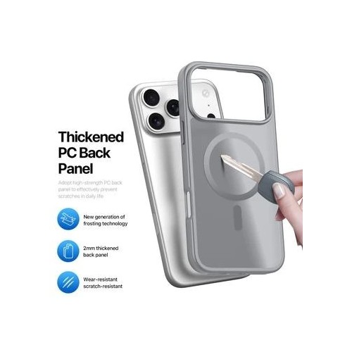 Dėklas Dux Ducis Yind Apple iPhone 17 Pro pilkas
