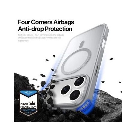 Dėklas Dux Ducis Yind Apple iPhone 17 Pro pilkas