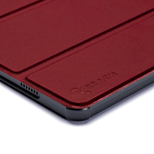 Dėklas Reach Smart Leather Lenovo IdeaTab 11.0 TB336 tamsiai raudonas