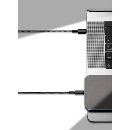 USB kabelis Baseus Tungsten PD20W USB-C to Lightning 1.0m juodas CATLWJ-01