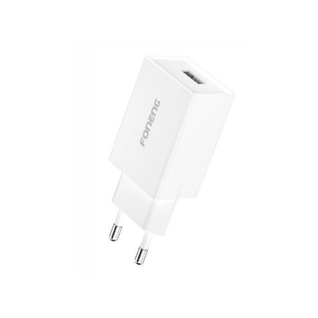 Įkroviklis Foneng K210 2.1A USB-A baltas