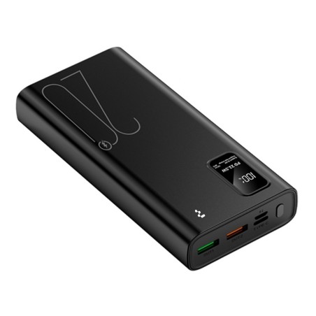 Išorinė baterija Power Bank Reach RR-H33B 22.5W 20000mAh juoda