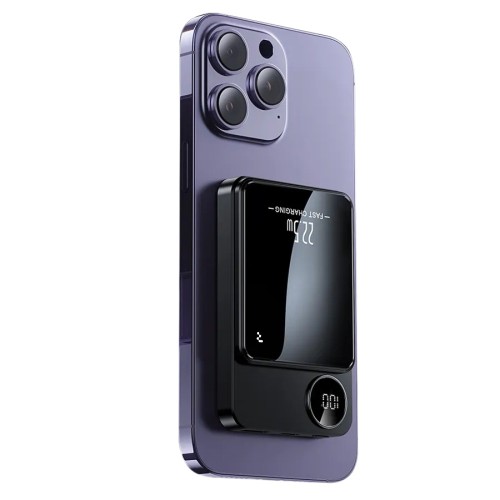 Išorinė baterija Power Bank Reach RR-Y009 22.5W MagSafe 10000mAh juoda