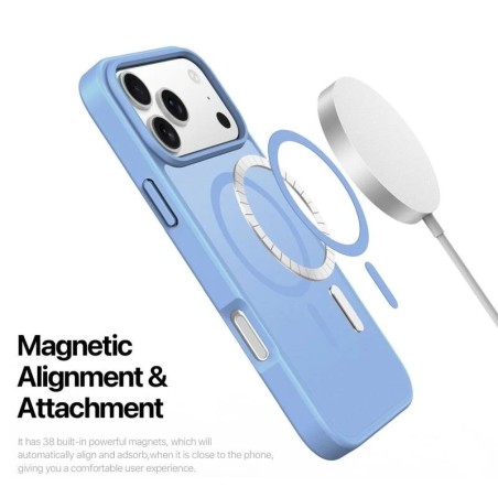 Dėklas Dux Ducis Yind Apple iPhone 17 Pro Max mėlynas