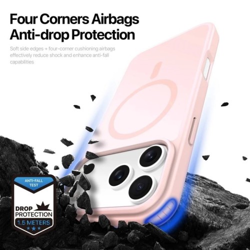 Dėklas Dux Ducis Yind Apple iPhone 17 Pro rožinis